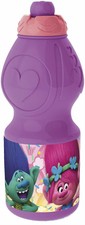 Trolls Borraccia in Plastica Resistente 400ml Scuola,tempo libero