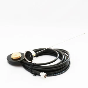 VHF 136-155MHz Antena NMO Uchwyt magnetyczny W / MINI UHF RG58 Kabel Radio mobilne - Zdjęcie 1 z 2