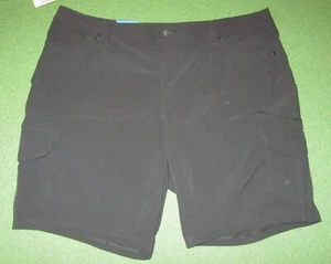 Kuhl Women's Cargo Shorts, Charcoal Gray, Polyester, Size 20, NEW - Picture 1 of 7