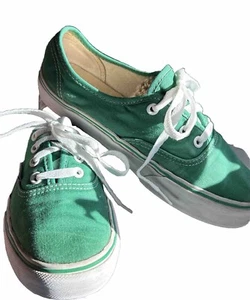 Vans Off The Wall Green Classic Era Casual Shoes Sneakers M 5-W 6.5 - Picture 1 of 5