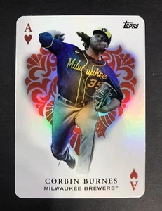 2023 Topps All Aces Corbin Burnes Milwaukee Brewers #AA-10 - Picture 1 of 2