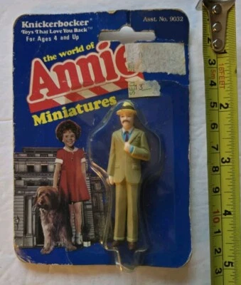 3-дюймовая фигурка петуха Ханнигана Knickerbocker The World of Annie Miniatures новая в коробке 1982 г. - Изображение 1 из 2