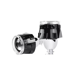 2X 2.5" RHD HID Bi-xenon Headlight Projector Lens White LED Angel Eye RetrofitNY - Picture 1 of 14