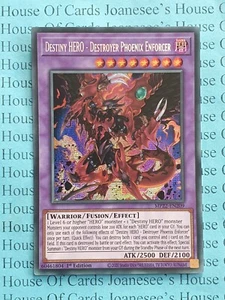 Tarjeta Destiny HERO - Destroyer Phoenix Enforcer MP22-EN209 Yu-Gi-Oh primera edición nueva - Imagen 1 de 3