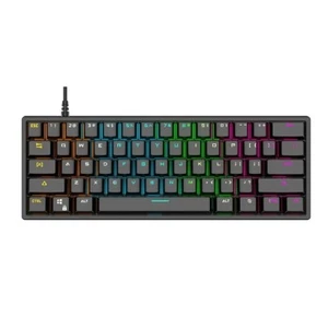 Professional BAJEAL LED 60% Mechanical RGB Gaming Keyboard Tactile - Picture 1 of 7