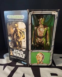 C-3PO 1977 Large Size 12" STAR WARS Vintage 1978 NEW UNUSED in Box - Picture 1 of 6