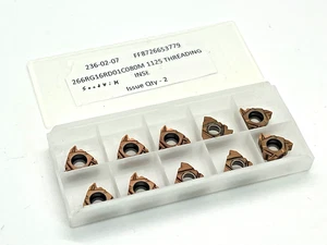 Sandvik 266RG16RD01C080M 1125 New Carbide Inserts - Qty. 10 - Picture 1 of 2