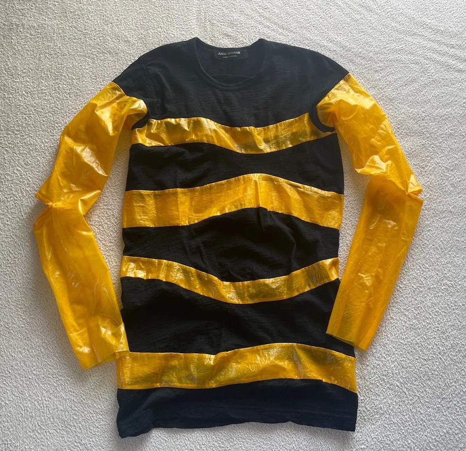 De colección Años 90 1995 JUNYA WATANABE Comme Des Garcons Prendas para el torso Tejido a Rayas Archivo Foto 1 de 4