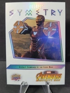 ROBERT DOWNEY JR. as Iron Man 2022 Upper Deck Marvel Allure SYMMETRY Parallel - Picture 1 of 3