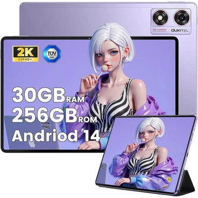 OUKITEL OT8 Android 14 Gaming Tablet 30GB+256GB 8800mAh/18W 11 Zoll Tablet / GPS - Bild 1 von 4