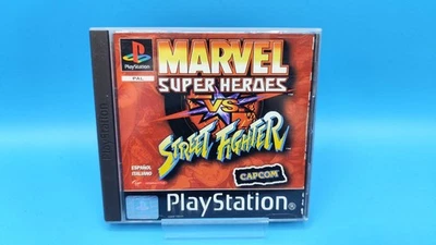 MARVEL SUPER HEROES VS STREET FIGHTER COMPLETO CIB PLAYSTATION PS1 PAL ESP ITA - Imagen 1 de 3