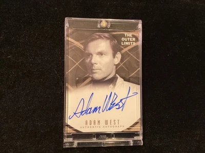 THE OUTER LIMITS ADAM WEST AUTOGRAPHED CARD - Image 1 of 2