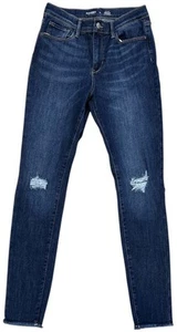 Old Navy Girls Rockstar Super Skinny Jeggings High Rise Blue Jeans Size 16 - Picture 1 of 6