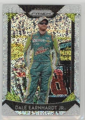 2019 Panini Prizm White Sparkle Prizm Dale Earnhardt Jr #41 HOF - Image 1 of 2