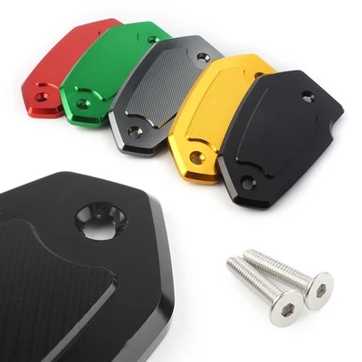 CNC Brake Fluid Reservior Cover Cap Fits For Kawasaki Z650 Z900 Ninja 650 Versys Foto 1 de 3