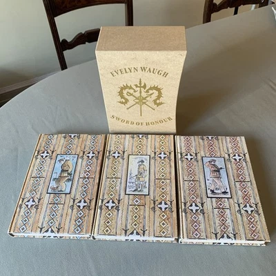 EXCELLENT Folio Society Sword of Honour Boxed Set by Evelyn Waugh (1990) Foto 1 de 4