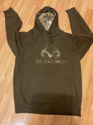 Realtree Hoodie w/Realtree Antler Logo Sz.XL( chest 50  length 31 )Brown - Image 1 of 3