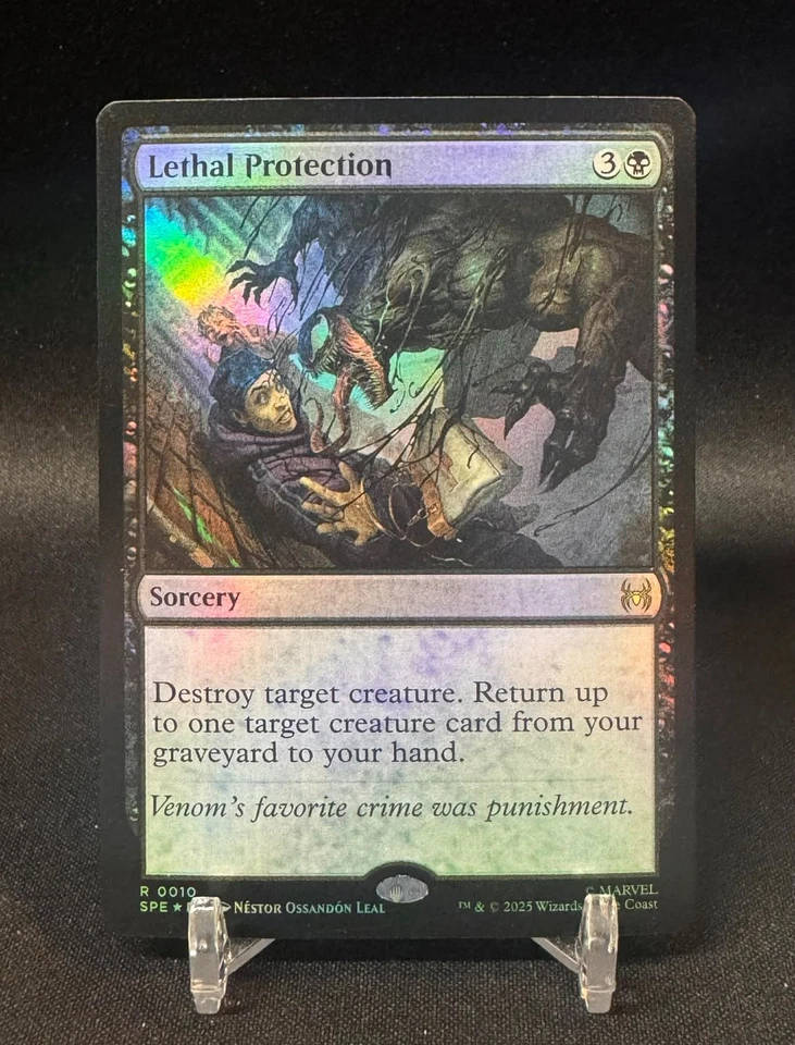 x1 Lethal Protection - Foil R MTG Marvel's Spider-Man Eternal M/NM, English - Image 1 of 1