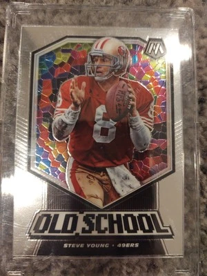 2020 Panini Mosaic - Old School Steve Young #OS5 San Francisco 49ers - Image 1 of 2