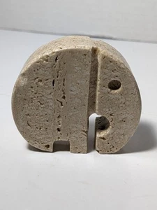 Fratelli Mannelli Travertine Elephant Sculpture , Italy, 1970s VTG - Picture 1 of 6