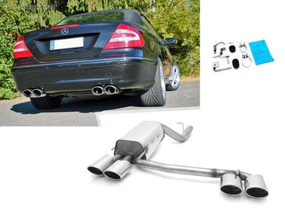 FOX Escape Deportivo + Tubo de Conexión Mercedes CLK W209+A209 Cabrio Desde - Imagen 1 de 4