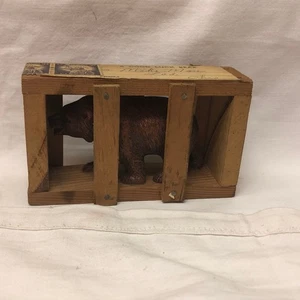 Figura de oso de colección recuerdo de Hollywood California un oso de buena suerte - Imagen 1 de 9