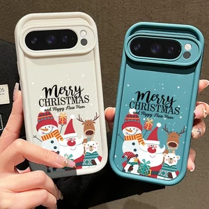 Christmas Santa Silicone Phone Case For Google Pixel 9 Pro XL 8 7 Pro 8A Cover - Bild 1 von 12
