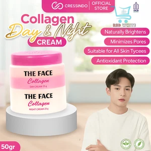 THE FACE Collagen Whitening Day & Night Cream Set mit Vitamin E - 50g - Bild 1 von 5