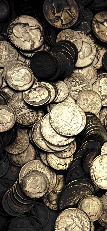 JUNK LOT 90% Silver Quarters • 1940-1964 • $5 On All Shipping • Read Description - Image 1 of 1