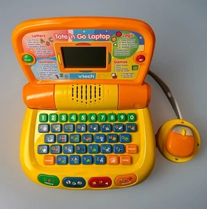 VTech Tote-And-Go Laptop Plus Preschool Learning System With Mouse - Working  - Picture 1 of 13