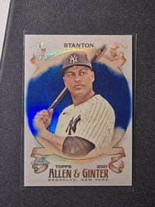 Topps A&G 2021 cromo ⚾ #107 Giancarlo Stanton azul/150 New York Yankees - Imagen 1 de 3