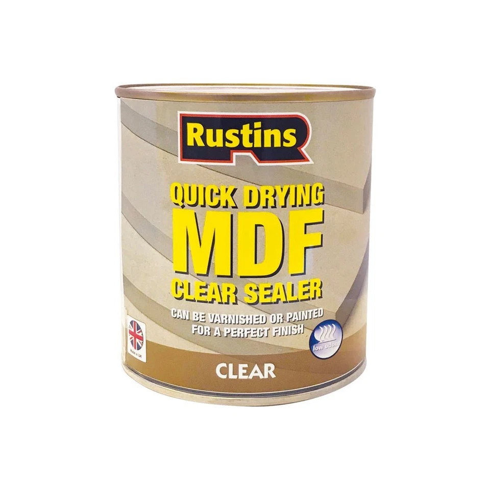 Rustins Quick Drying Clear MDF Primer Sealer 1 Litre - Image 1 of 1