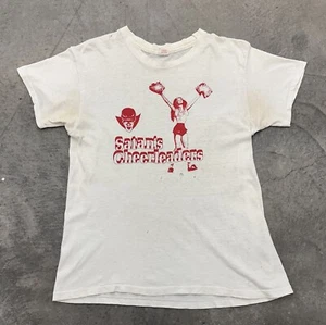 1970s Satan’s Cheerleaders Movie Promo Shirt Horror B-Movie True Vintage Rare - Picture 1 of 15