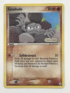 Geodude 53/92 Common Reverse Holo Ex Legend Maker Pokemon - Picture 1 of 3