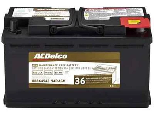 12V Battery AcDelco Universal AGM 80 Amp CCA 850 140 Reserve Capacity - Picture 1 of 6