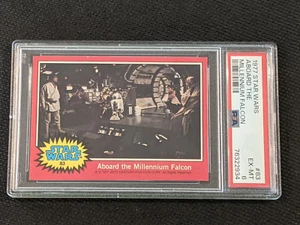 1977 Star Wars 2 Aboard The Millennium Falcon PSA 5 Card #83 Luke Chewie Ben Han - Picture 1 of 7
