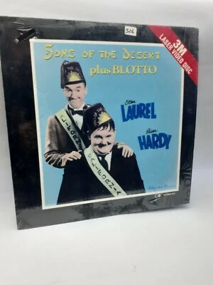Laurel and Hardy "Sons of the Desert" and "Blotto" Laserdisc Mint excellent  Foto 1 de 4