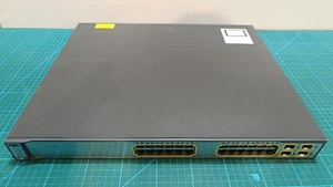 Cisco Catalyst 3750G 24 Port PoE Gigabit Switch WS-C3750G-24PS-E V08     _5.94_6 - Afbeelding 1 van 10