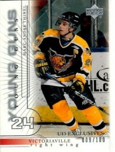 2000-01 Upper Deck Young Guns EXCLUSIVES #203 Marc-Andre Thinel #009/100