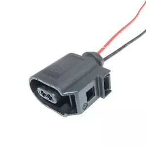 2 Pin Wired ABS Sensor Connector Plug Female Fits VW Audi Seat & Skoda 6E0973702 - Picture 1 of 1