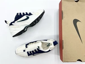 Scarpa uomo Nike Air Contrail 1996 bianca Midnight Navy sland teal taglia 9,5 vintage. - Foto 1 di 9