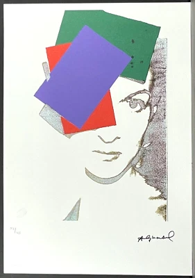 ANDY WARHOL * Paloma Picasso * signed lithograph * limited # 53/125 - Bild 1 von 4
