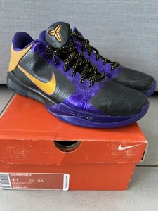 Size 11 - Nike Zoom Kobe 5 Lakers - Picture 1 of 7