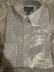 Buttoned Down Classic Mens Check Shirt New in Packaging Size 15 - Picture 1 of 6