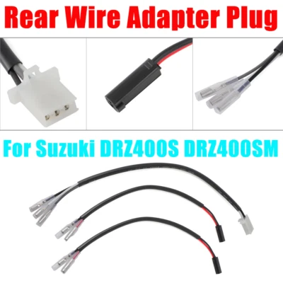 Arnés adaptador de cable de luz trasera para Suzuki DRZ400S SL DRZ400SM SML 2000-2022 Foto 1 de 4