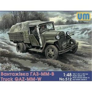 UNIMODELS UM 512 Kit de modelos a escala de plástico escala 1:48 camión soviético GAZ-MM-V - Imagen 1 de 24