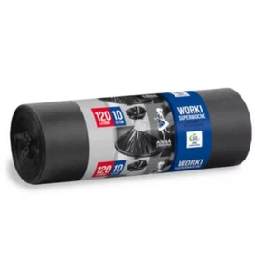 Garbage bags ,Super strong 120L 1 pack - 10 pcs, Anna Zaradna - Picture 1 of 6