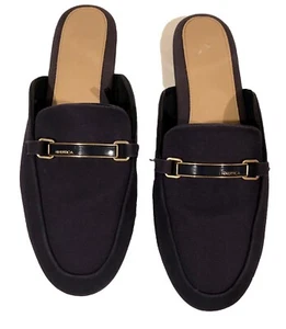 Nautilus Navy Blue Women’s Slip On Mules, Size 8, Preowned - Picture 1 of 8