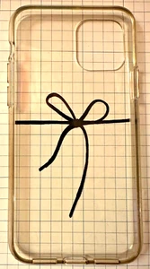 iPhone 11 Pro Case - Clear With Shoelace Design - Photo 1 sur 2