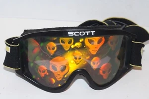 Rare Scott Goggles Hologram Vintage Aliens Needs Foam - Picture 1 of 4